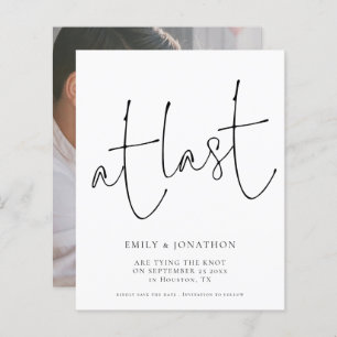 Budget At Last Script Photo Save The Date