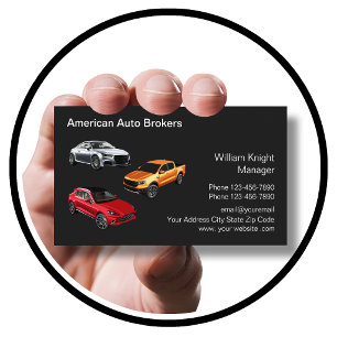 Budget Automotive Broker Theme Business Card