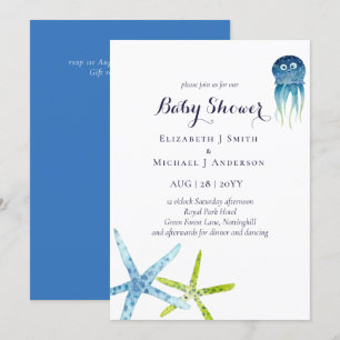 BUDGET Baby Shower Sea Life Octopus Starfish