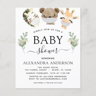 Budget Baby Shower Woodland Eucalyptus Greenery