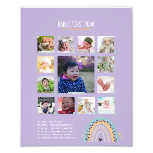BUDGET Babys 1ère année PHOTO Grand-parent Keepsak