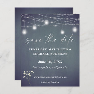Budget Baby's Breath BG Chalkboard Save Date