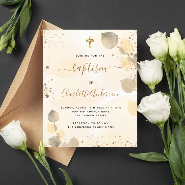 Budget baptism eucalyptus greenery golden adult (Creator Uploaded)