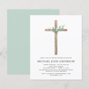 Budget Baptism Greenery Sage Eucalyptus