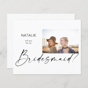 Budget Be My Bridesmaid Small Photo Proposal