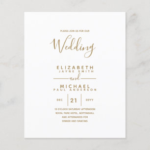 Budget Bilingual Spanish BODA English Wedding