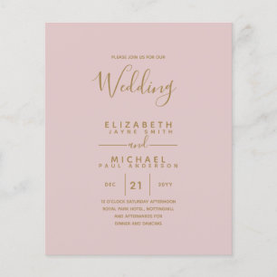 Budget Bilingual Spanish BODA English Wedding