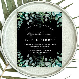Budget birthday eucalyptus black woodland
