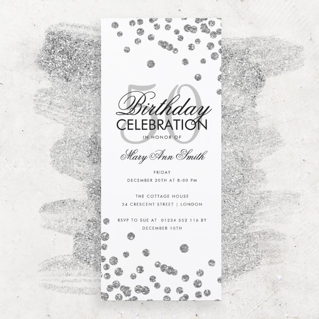 Budget Birthday Party Glitter Confetti Silver (Creator Uploaded)