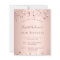 Budget birthday party rose gold stars sprinkle