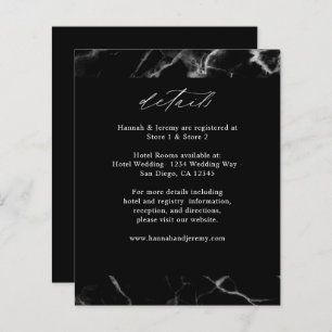 Budget Black Marble Details