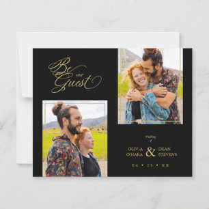 Budget Black Trendy 2 Photos Fake Golden