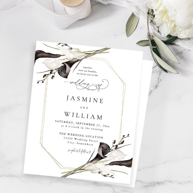 Budget Black & White Floral Wedding 2 (Creator Uploaded)