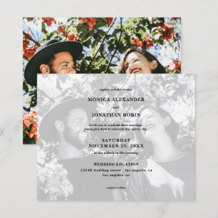 Budget Black & White Photo Landscape Wedding