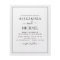 Budget Black White Wedding Modern Typography Flyer