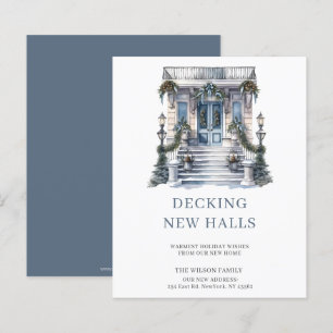BUDGET Blue Door Decking New Halls Holiday Card