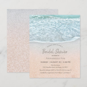 Budget Blue Ocean & Sandy Beach Bridal Shower