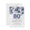 Budget Blue Silver Balloon Glitter 80th Birthday
