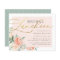 Budget Blush & Gold Script Floral Bridal Luncheon