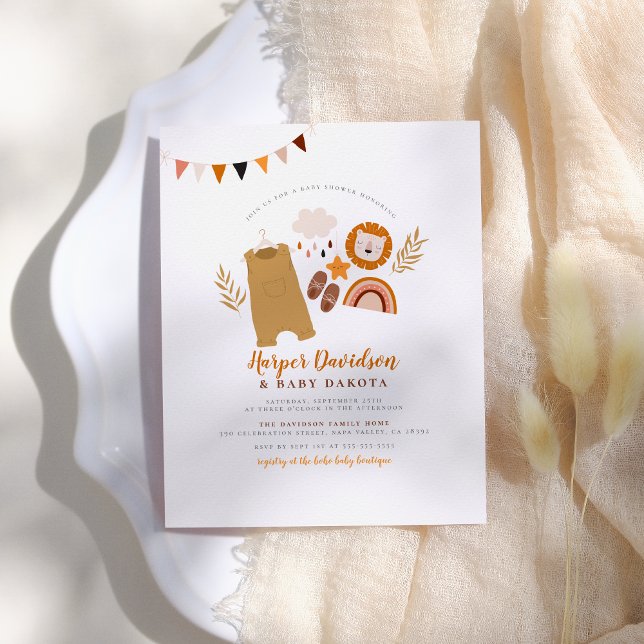 Budget Boho Clothes & Rainbow Boy Baby Shower (Creator Uploaded)