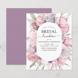 Budget Boho Dusty Purple Bridal Shower Luncheon