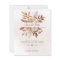 Budget Boho Flowers Fall Wedding Save The Date