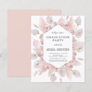 Budget Boho Grad Class of 2023 Party Invitation