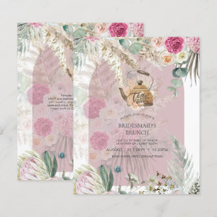 BUDGET Boho TEA PARTY Pampas Grass Bridal Shower