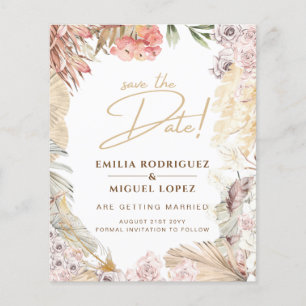 BUDGET BOHO Wedding Invite Digital Download