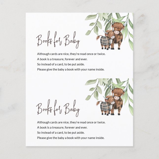 Budget Books for Baby Cow Greenery Centre Cut (Front)