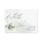 budget botanical eucalyptus wedding details