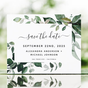 Budget Botanical Greenery Foliage Wedding