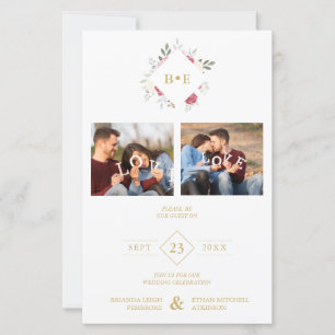 Budget Botanical Initials Floral Anagram 2 Photos