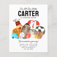 Budget Boys Sports Balls All Star Kids Birthday