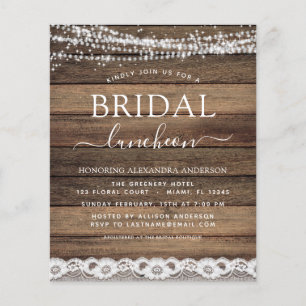 Budget Bridal Shower Luncheon Farmhouse