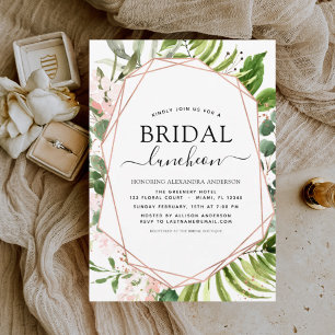 Budget Bridal Shower Luncheon Greenery Eucalyptus