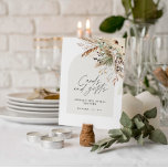 Budget bridal shower pampas cards and gifts boho poster<br><div class="desc">Budget bridal shower pampas grass and eucalyptus modern boho elegant stylish terracotta party decor cards and gifts poster design. Contemporary terracotta rust,  sage green and natural beige colorway.</div>