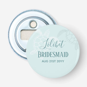BUDGET Bridesmaid Bridal Party Gifts SEA TURTLES Bottle Opener