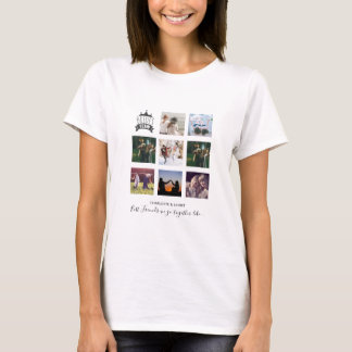 BUDGET Bridesmaid Gifts PHOTO COLLAGE Quotes BFF T-Shirt