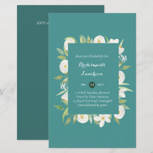BUDGET Bridesmaids Luncheon Brunch Lunch Floral