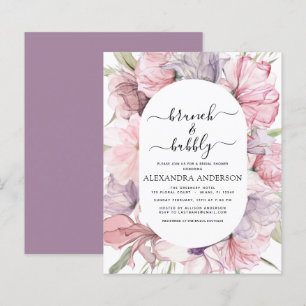 Budget Brunch & Bubbly Boho Purple Bridal Shower