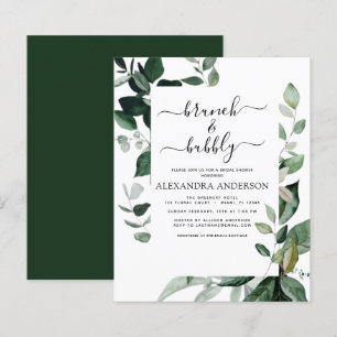 Budget Brunch & Bubbly Bridal Shower Greenery