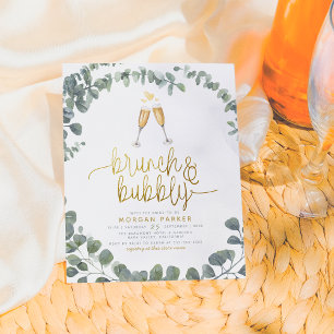 Budget Brunch & Bubbly Eucalyptus Bridal Shower