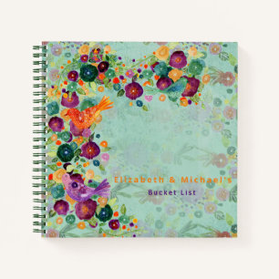 BUDGET Bucket List Couples Adventure Keepsake Notebook