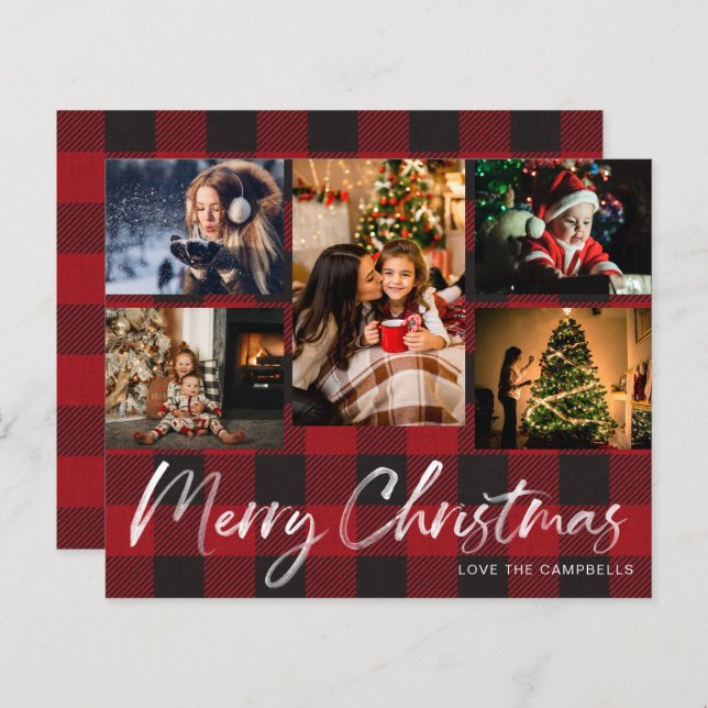 Budget Buffalo Check Plaid 5 Photo (Front/Back)