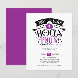 BUDGET Bunch of Hocus Pocus Halloween Bash Party