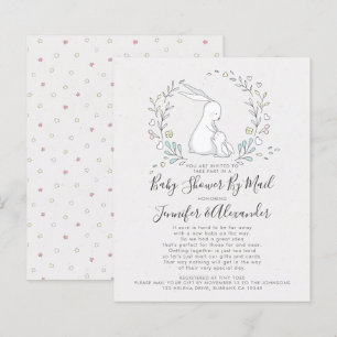 BUDGET Bunny Floral Baby Shower By Mail