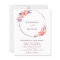 Budget Burgundy Floral Geometric Wedding