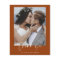 Budget Burnt Orange Wedding Thank You Card
