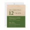 Budget Business Anniversary Green Gold Invitations